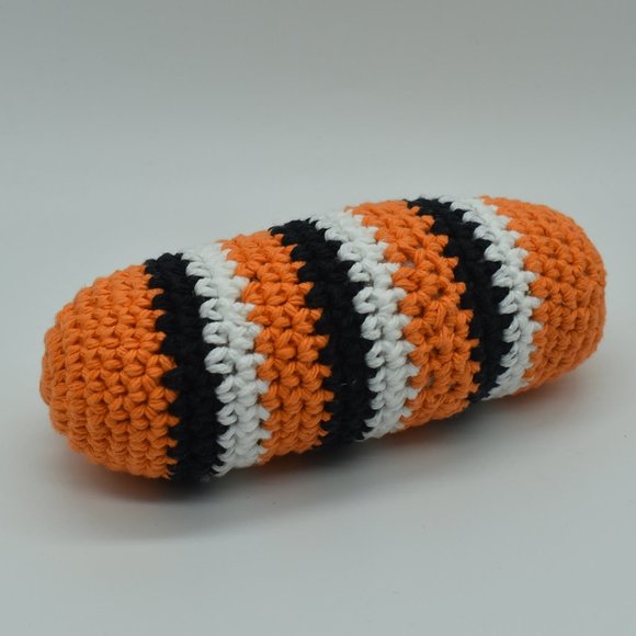 Handcrafted Crochet Halloween Catnip kicker Toy